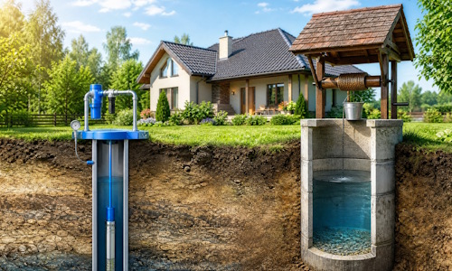 Автономное водоснабжение загородного дома Зеленодольск: скважина или колодец